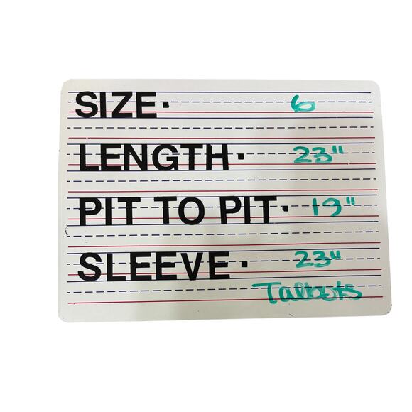 Talbots‎ Button Up Blazer Women 6 Gray 100% Pure New Wool Business Office Work - Picture 8 of 8